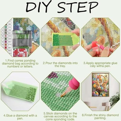 Cat Special Shape Diamond Art Kits For Adults Beginner,Diamond Painting Kit - color: YP107