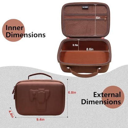 Small Camera Case Bag for Canon EOS Rebel T7/R50//R100 DSLR Camera Brown - color: Brown, size: Small