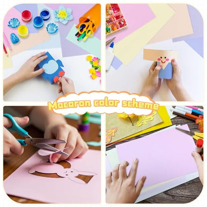 Geyoga 200 Sheets Colored Cardstock Paper,Pastel,4 x 6 Inch - color: Pastel