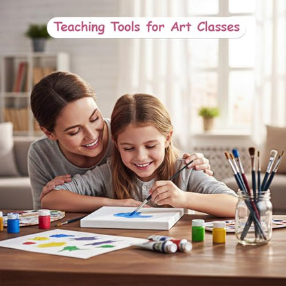 48 Pcs 4x4inches Mini Canvases for Painting