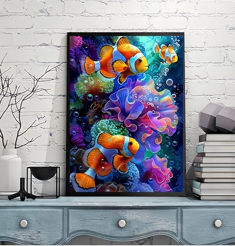 Clownfish 5D DIY Diamond Painting Kits for Adults - color: KM928-1