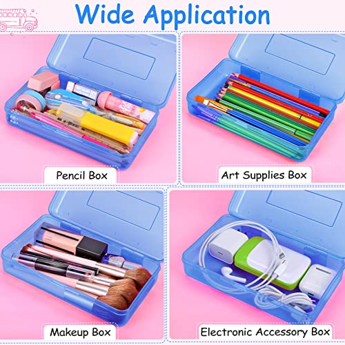 Sooez Pencil Case, Pencil box, Crayon box, Back to School Supplies - color: A-Navy blue