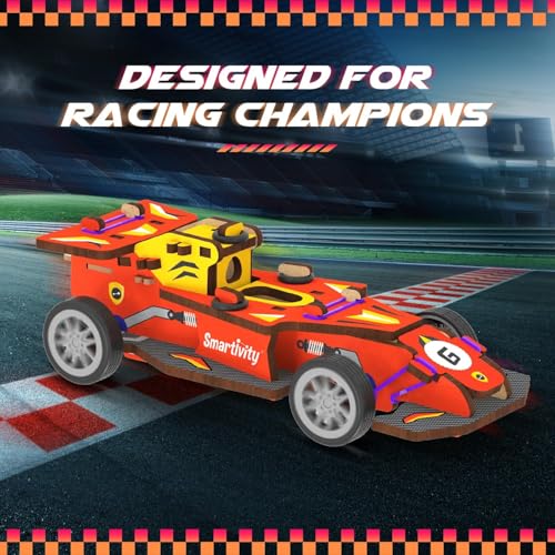 Smartivity DIY Racing Car STEM Toy for Kids 6-12 Years - style: Racing Car