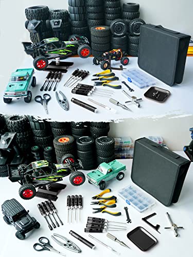 OGRC Screwdriver Set, RC Repair Tools, RC Tools, RC Car Screw Kit - 26pcs - color: Black