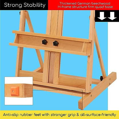 MEEDEN Large H Frame Easel: Holds Canvases Up to 78" Painting Easel