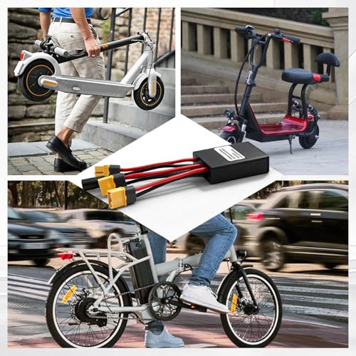 Dual Battery Parallel Module Adapter for Electric Bike 40A 24-72V DC Discharge & Charge Balancer