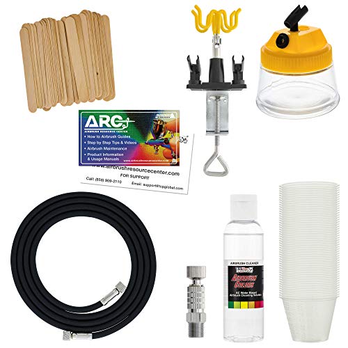 Master Airbrush Cool Runner II Deluxe Airbrush System Kit, 24 Acrylic Paint