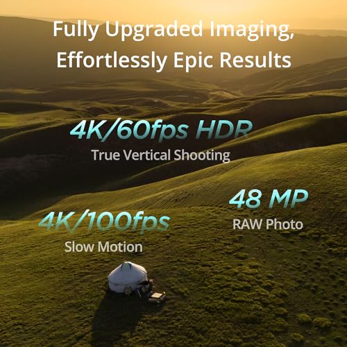 DJI Mini 4 Pro Drone Fly More Combo with RC 2 Controller (With Screen) Folding Drone with 4K Video, Under 249g, 34 Mins Flight Time, 3 Batteries Bundle with 128GB Memory Card, CPS 2 Year Warranty + Pilot Kit