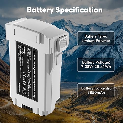 Mini 3 Series Intelligent Flight Battery Plus for DJI Mini 4 Pro/Mini 3/Mini 3 Pro,3850mAh 47 Mins Flight Time - size: 1 Battery