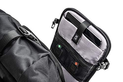 VANGUARD VEO Select 43RB Camera Backpack - Black, Roll-Top Design, Multi-Access, 10.5" Tablet Storage, Tripod Carry - color: Black, size: 43