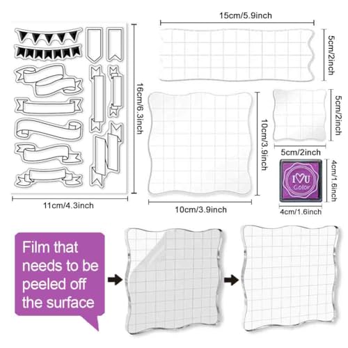 29 Pcs Journal Stamps for Crafting Card Making Supplies Set - style: 29Pcs Planner Clear Stamps