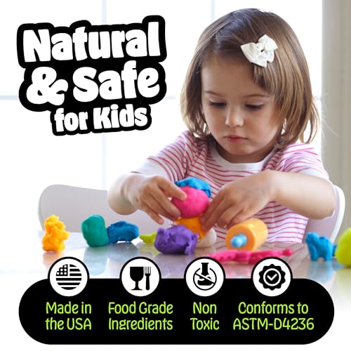Hygloss Play Modeling Dough for Kids, Lime Green, 1lb, Unscented - color: Lime Green, style: Unscented dough