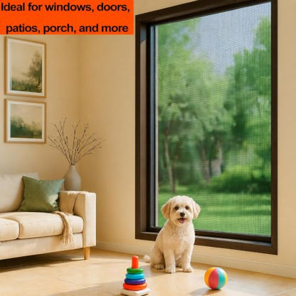 Fiberglass Window Screen Mesh Roll - 48 inch x 100 feet - size: 48” x 100’