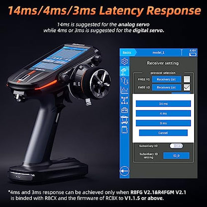 Radiolink RC8X 8 Channels RC Transmitter with R8FG&R4FGM Gyro Receivers