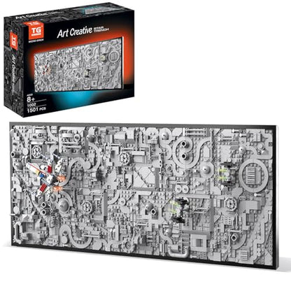 TG BLOCKS Star Trench 3D Wars Run Wall Art Craft Kit - style: Star Trench 3D Wars Run