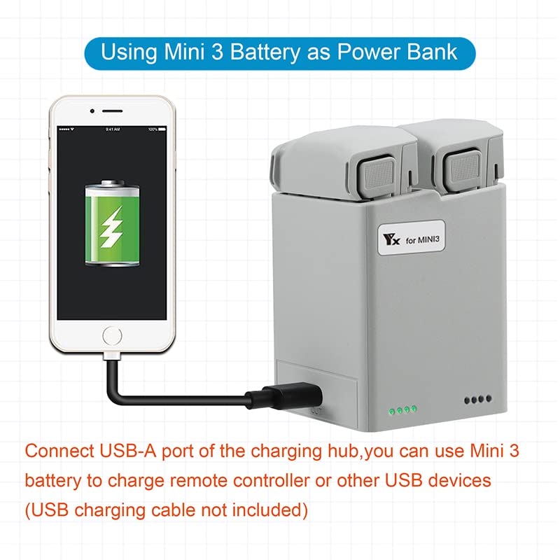 Two-Way Charging Hub for DJI MINI 3/3 PRO /4 PRO / 5 PRO Battery Charging Butler Drone Accessories