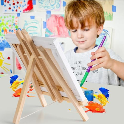Falling in Art 12 Inch Tabletop Wood Display Easel Stand, 12 Pack - style: 12"- 12p