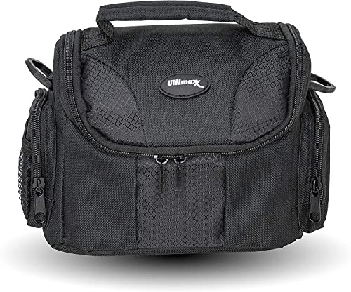I3ePro Medium Soft Padded Digital SLR Camera Travel Case/Bag with Clip-on Detachable and Adjustable Strap