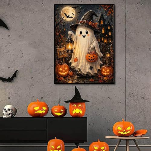 SUJINMEI Ghost Paint by Numbers Kit for Adults Without Frame 16X20 inch - color: MT23184-US