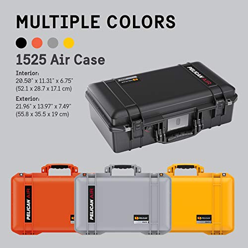 Pelican Air 1525 Case With Foam - Black