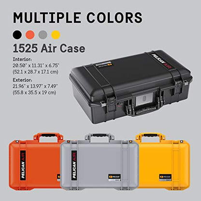 Pelican Air 1525 Case With Foam - Black