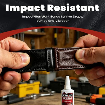Toughened Super CA Glue 2 oz, Instant Cyanoacrylate Adhesive for Rubber - size: 2 oz, style: Toughened