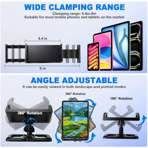 Foldable Tablet Holder for DJI RC-N1/N2, Fits 4.7-12.9" Phones & iPads