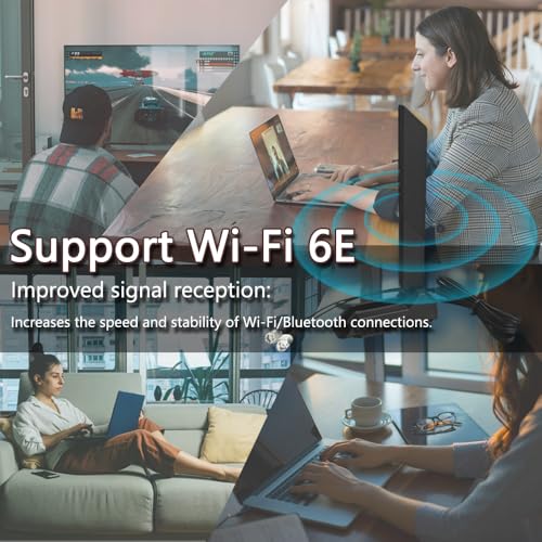 GinTai WiFi 6E Antenna for ASUS ROG Strix X570-E X570-PRO Gaming Z690-PLUS