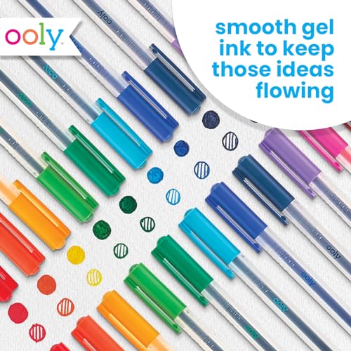 Ooly Color Luxe Gel Pens, Set of 12 - style: Color Luxe