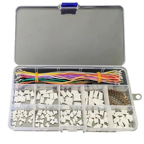 JST SH1.0 Connector Kit and Pre-Crimped Silicone Cables Compatible Adapter for FPV Drone Flight Controller SpeedyBee F405