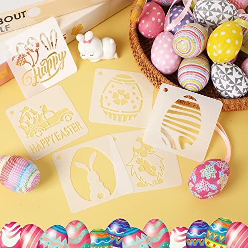 Augshy 56 Pack Easter Stencils, Christian Reusable for Painting Crafts - style: Easter