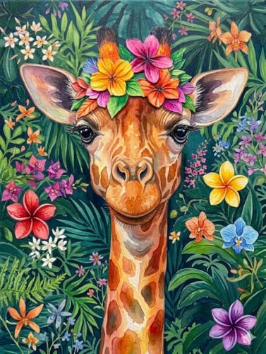 WUSARPLY Giraffe Diamond Painting Kits for Beginner Adults - color: YA008