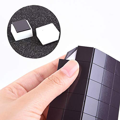 qianshan 40Pcs Empty Half Pans Watercolor Tin Palette with Magnetic Stripe - color: Black
