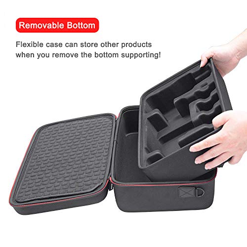RLSOCO Carrying Case for DJI Air 2/2S/Mavic 2 Pro & DJI RC Pro/Smart Controller/Stock Controller - Fits Accessories:Controller,Drone Body,Batteries,Charger,Charging Hub,Propellers (Case Only)