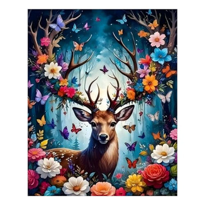 Reivworl Deer Paint by Numbers Kit for Adults Beginner 16×20 inch - color: 01-deer