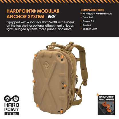 HAZARD 4 Pillbox(TM) Thermocap Photo-Daypack - Coyote - color: Coyote