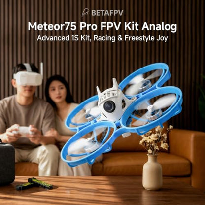 BETAFPV Meteor75 Pro FPV Kit with LiteRadio 2 SE VR03 Goggles for Racing