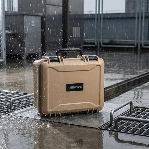 Waterproof Hard Case for DJI Drones Neo 2 | Custom Foam Insert | Impact Proof, Dustproof (Khaki Sand) - color: Khaki Sand