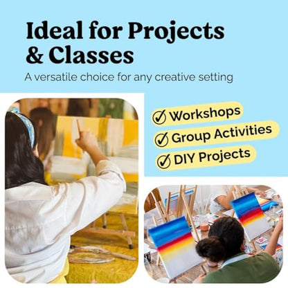Chalkola 11x14 Canvas for Painting, 15 Bulk Value Pack - Blank Panels - color: 15 - 11"x14" - Whiite
