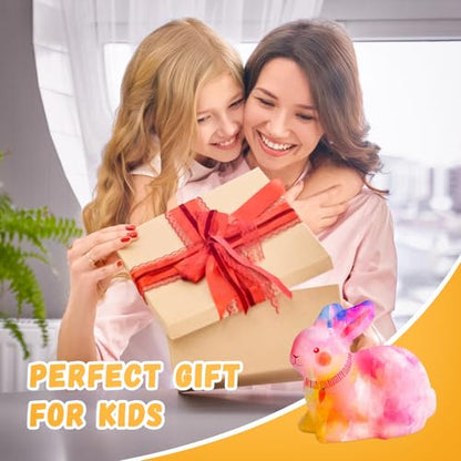 Paint Your Own Bunny Lamp Kit, DIY Rabbit Night Light Craft Kits for Kids - color: Bunny Lamp