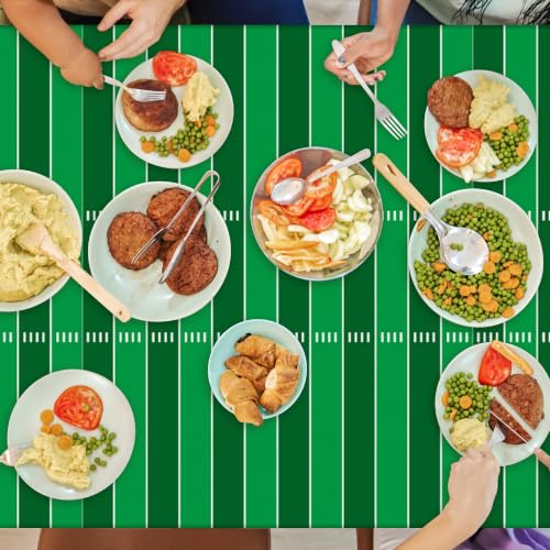 3Pcs Football Party Tablecloths Half Time Birthday Decorations - color: Half Time Football