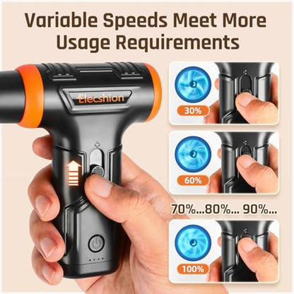 Compressed Air Duster - Electric Air Duster, 50 mph 110000RPM Super Power