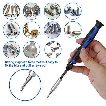 Kaisi 136 in 1 Electronics Repair Tool Kit Professional Precision Screwdriver Set Magnetic Drive Kit with Portable Bag