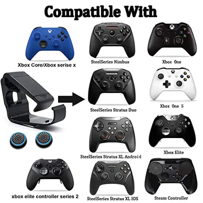 Controller Mobile Phone Holder/Cellphone Mount/Clip Compatible with Microsoft Xbox/Xbox One/Xbox Series X/S/Xbox Elite 1 /Series 2 /Steelseries Nimbus Controllers（not Controller
