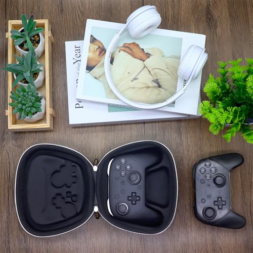 sisma Carrying Case Compatible with Nintendo Switch 2 Pro Controller, Buttons & Joysticks Full Protection, Hard Shell Original Switch Controller Travel Storage Case, Black - color: Black Special Edition