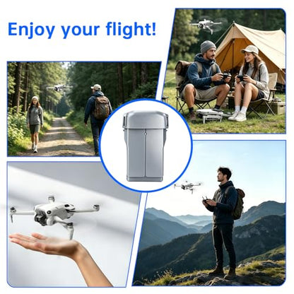 Fantasyo Mini 5 Pro/4 Pro/Mini 3 Intelligent Flight Battery 1 Pack, Supports Max 52 Mins Flight Time, 7.16V 5000mAh Replacement Battery for DJI Mini 5 Pro/Mini 4/3/3 pro Plus Drone