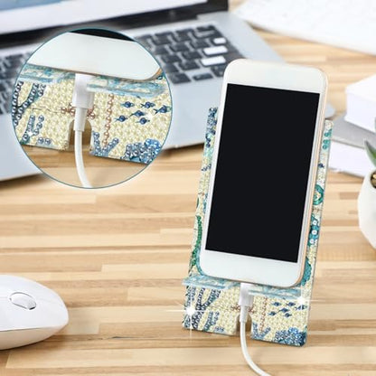 Saillong 6 Pcs Sea Animals Diamond Art Phone Stand, Cell Phone Holder - style: Sea Animals