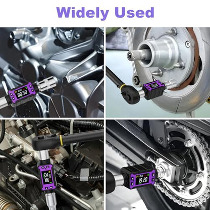 ANPUDS 1/2" Digital Torque Adapter Set (2-99.6 Ft.lb / 2.7-135 Nm) - size: 2-99.6 Ft.lb/2.7-135 Nm