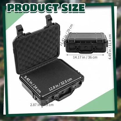 Relaxweex 14.3 x 11.4 x 4.5 Inch Hard Case, Grid Shell, Black - color: Black, size: 14.3 x 11.4 x 4.5 Inch, style: Grid Shell