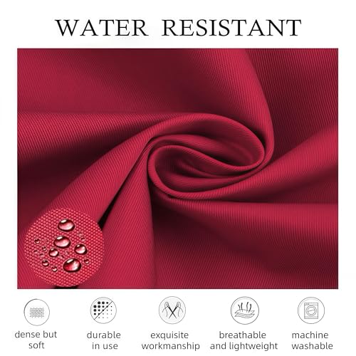 Aprons for Women Men, Water-Resistant Kitchen Aprons for Cooking - color: Red
